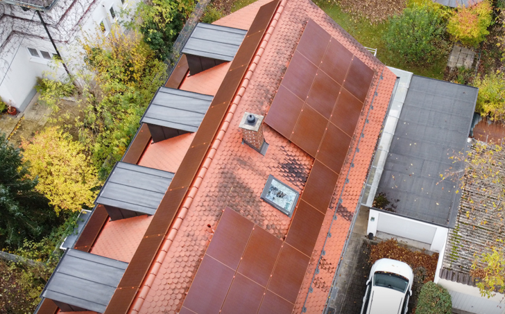 Das Haus befindet sich in einem denkmalgeschützten Viertel in München.