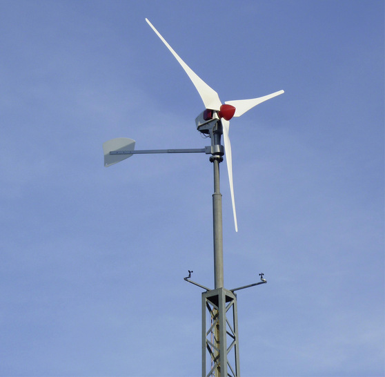 Die Antaris-Anlagen der Firma Braun Windturbinen werden weltweit verkauft. - © Foto: Braun Windturbinen
