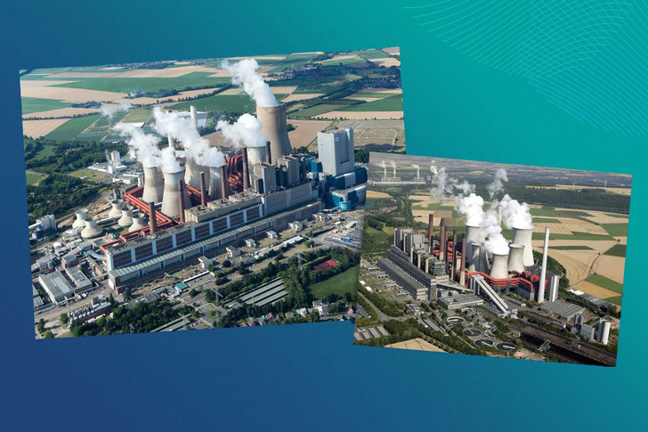  Die betroffenen Kraftwerkseinheiten Grevenbroich-Neurath und Bergheim-Niederaußem.