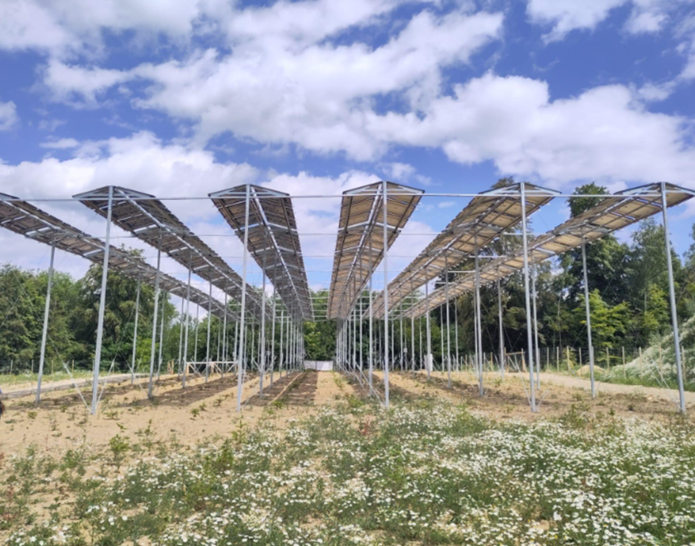  Der Strom aus der Photovoltaikanlage mit 135 Kilowatt wird vorrangig vom Quarzsandwerk vor Ort selbst genutzt.