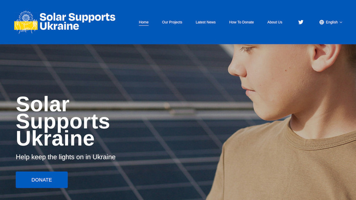 Die Solarwirtschaft unterstützt die Ukraine beim Aufbau einer dezentralen Energieversorgung. - © Solar Supports Ukraine

