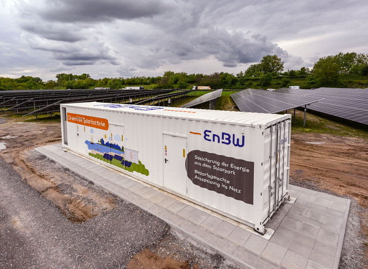  EnBw baut Solarpark Bruchsal mit Speicher.