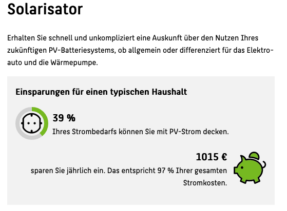 Der Solarisator bestimmt den Autarkiegrad des Solarsystems mit Batteriespeicher, Wärmepumpe und Elektroauto. - © HTW Berlin
