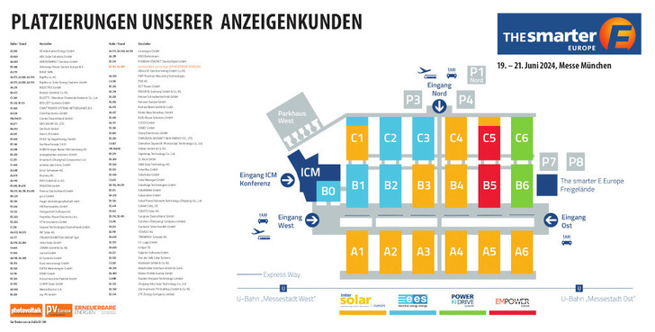  Nutzen Sie unser Angebot, um sich schnell auf der Messe zu orientieren.