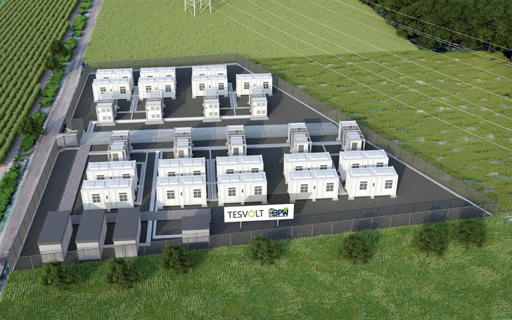 Am Stadtrand von Worms soll ein Batteriespeicher mit 65 Megawattstunden entstehen.