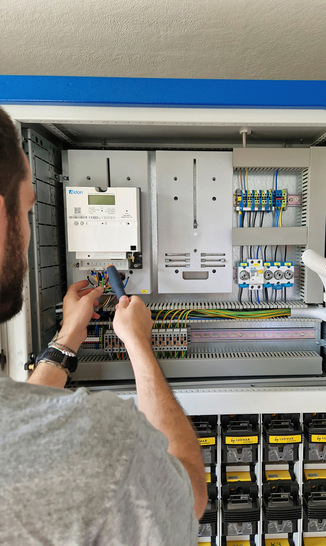 Einbau smarter Zähler in Skandinavien.