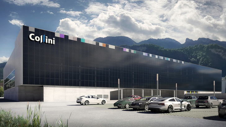 Mit der Installation in Hohenems ist Rhimberg Energie eine ästhetische Fassadenintegration gelungen.