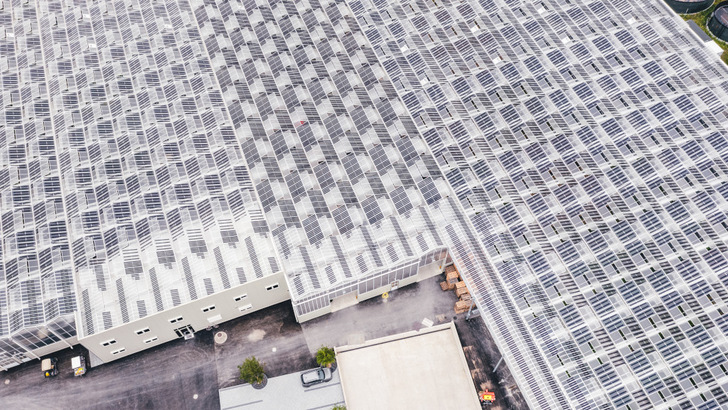 Die Anlage erzeugt im Jahr rund 750.000 Kilowattstunden.