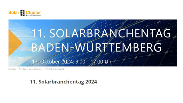 Auf dem Solarbranchentag erfahren die Teilnehmer alles über die neusten und die demnächst geplanten Regelungen für die Photovoltaik.