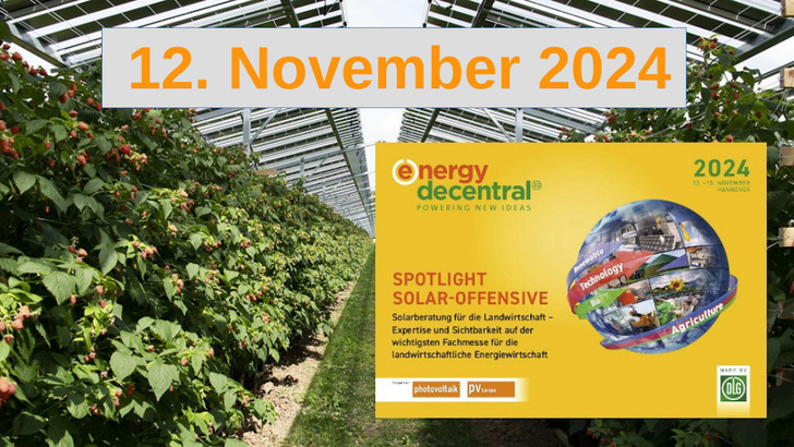 Heute beginnt das PV-Spotlight zur Energy Decentral in Hannover.