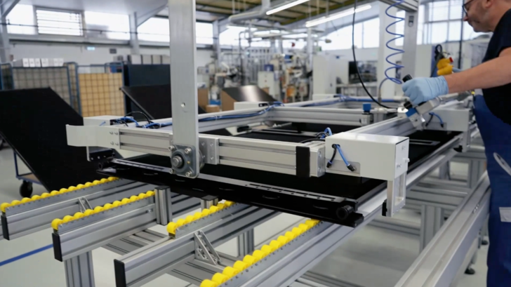 Ab sofort werden pro Jahr bis zu 65.000 der PVT-Kollektoren in Hessen gefertigt.