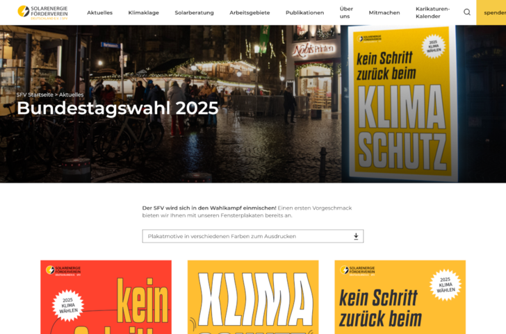 Ab sofort können die Poster auf der Website des SFV bestellt werden.