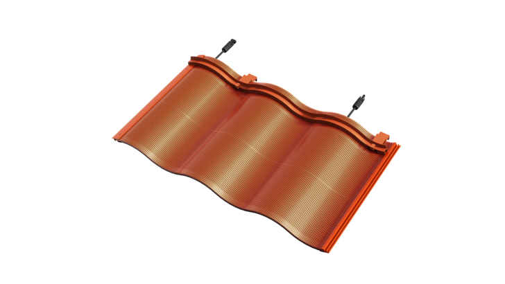 Einfache Montage mit nur zwei Schrauben pro Ziegel: der XBC-Solardachziegel.