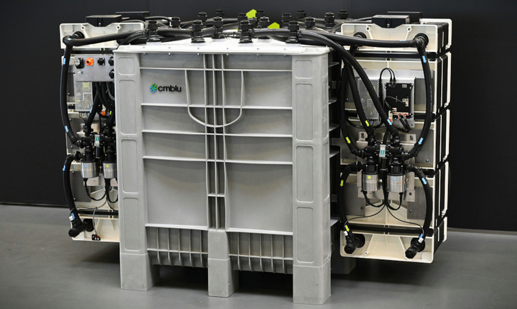 Das neue Speicherkonzept von CMBlue aus Alzenau schaffte es aufs Siegertreppchen.