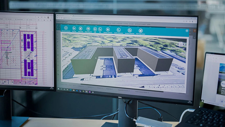 Die Software ist ideal für alle Dächer, Fassaden und Freiflächen. - © Aerocompact