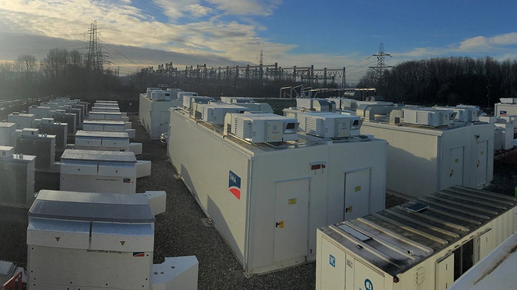 Ein Speicherprojekt von SMA Altenso in Pelham, UK.