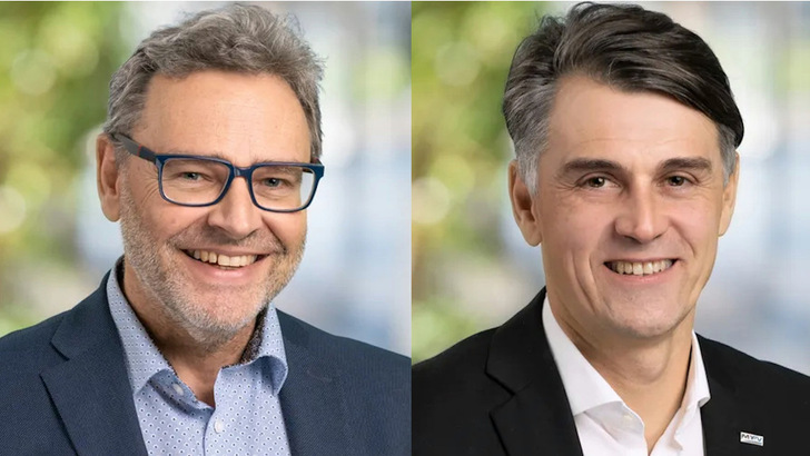 Gerhard Rimpler ist Geschäftsführer von My PV. Markus Gundendorfer leitet den Vertrieb des österreichischen Herstellers von Heizungslösungen .