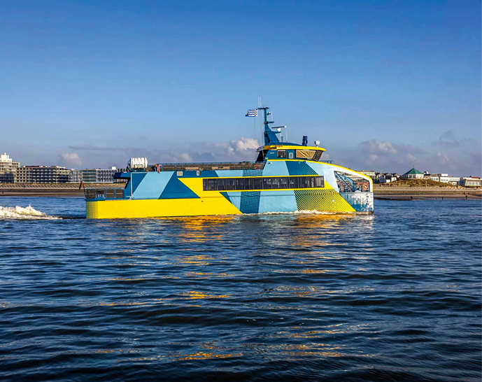 Der E-Kat der AG Reederei Norden-Frisia fährt bereits seit April zwischen Norddeich und Norderney.