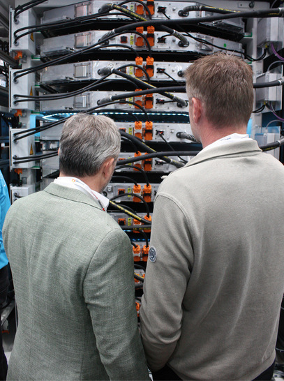 Die neuen Speicher von Fenecon sorgten zur Messe in München für großes Interesse.