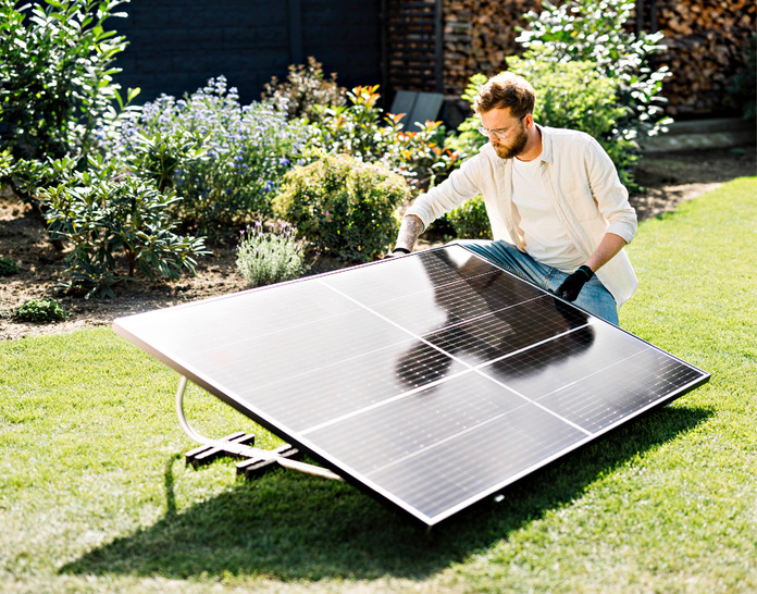 Kleinstanlage für den Aufbau im Garten.