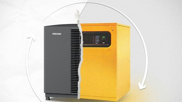 Der Betreiber der ältesten Wärmepumpe bekommt ein neues Gerät.