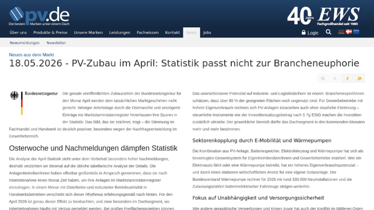 Langsam geht es beim Zubau bergauf.