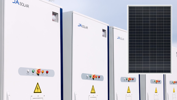 Der Gewerbespeicher Planet und neues Solarmodul der Baureihe Deep Blue 5.0.