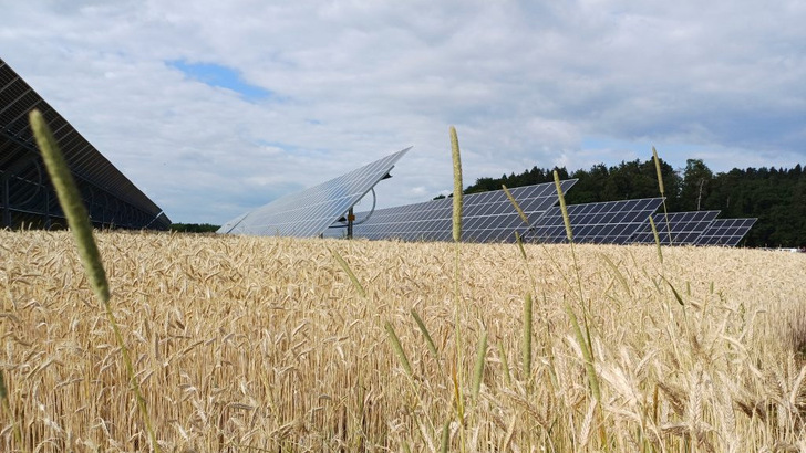 Solarpark in Schlier bei Ravensburg.