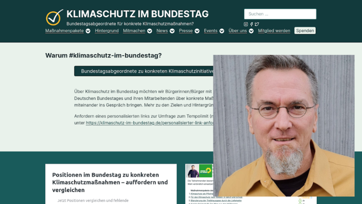 Klimaschutz im Bundestag e.V.: Das Gespräch mit den Abgeordneten suchen