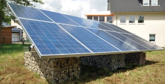 Kleinanlage Im Garten Photovoltaik