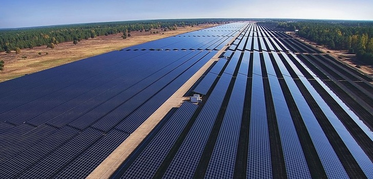 Der Solarpark Templin: Die Zukunft von Freiflächenparks ist in Deutschland derzeit ungewiss. - © Belectric
