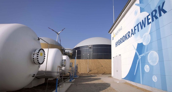 Der Gutshof Dauerthal im Landkreis Uckermark ist der Hauptsitz des Wasserstoffpioniers Enertrag.