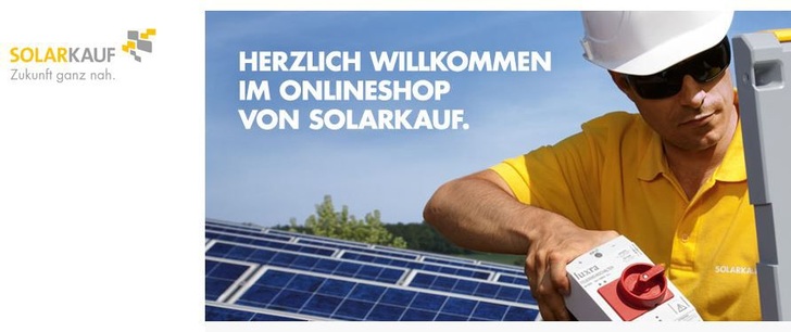 Der Webshop von Solarkauf, einer Marke von Saint Gobain. - © Solarkauf
