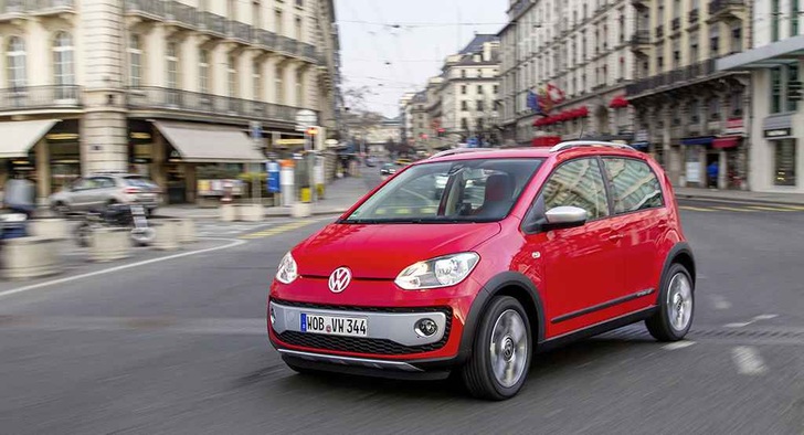 Der e-up!: Eine Batterie auf Rädern.