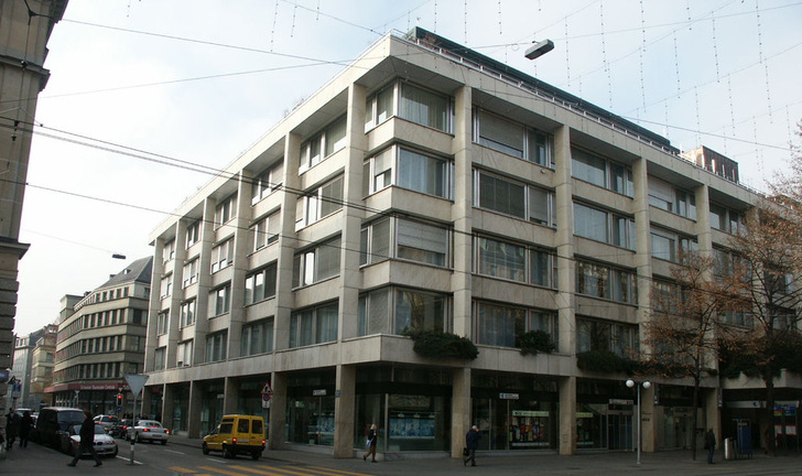 Hauptsitz der Zürcher Kantonalbank in der Bahnhofsstraßeb in Zürich.