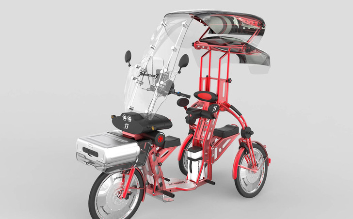 Das eigene Solardach direkt über dem Kopf: So werden die Batterien bei Johanson3 auch ohne Stecker direkt aufgeladen.