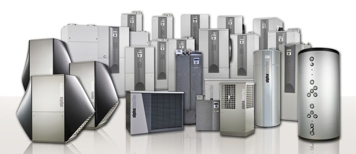 Die Produktfamilie der Wärmepumpen von Alpha-Innotec deckt alle gängigen Leistungen für die Warmwasserbereitung und die Heizwärmeversorgung ab.