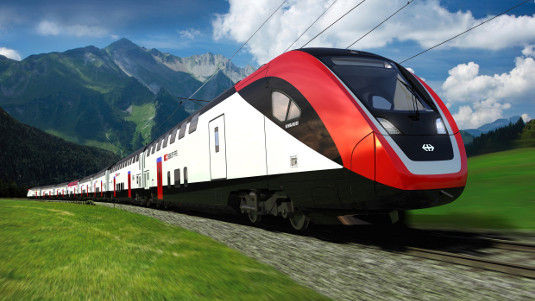 Mittelfristig sollen alle Züge nur noch mit Ökostrom über eidgenössische Schienen fahren. - © SBB CFF FFS
