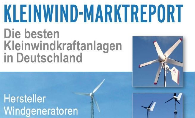 Seit Ende November neu: Der Kleinwind-Marktreport 2015. - © klein-windkraftanlagen.com

