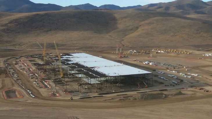 Tesla baut derzeit eine Batteriefabrik im US-Bundesstaat Nevada. - © Tesla
