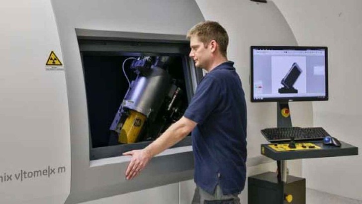 Der Computertomograph am ZSW.