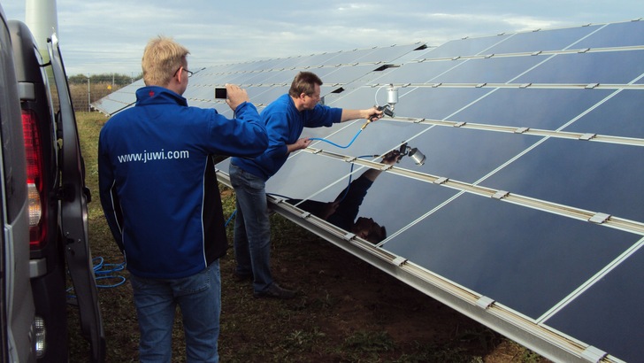 Juwi hat die Nanobeschichtung seit drei Jahren im Test.