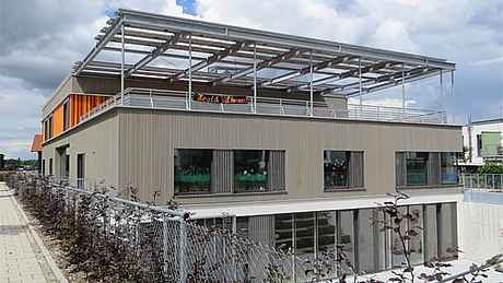 Ein Kinderhaus in Höhenkirchen-Siegertsbrunn. - © Fraunhofer-Institut für Bauphysik
 Ein Kinderhaus in Höhenkirchen-Siegertsbrunn.