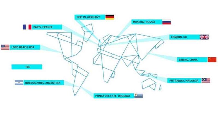 Der Startplan der neuen Rennsaison. - © FIA
