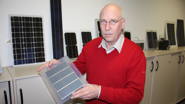 Joachim Höhne ist seit mehr als 20 Jahren Geschäftsführer der GSS Gebäude-Solarsysteme GmbH in Korbußen.