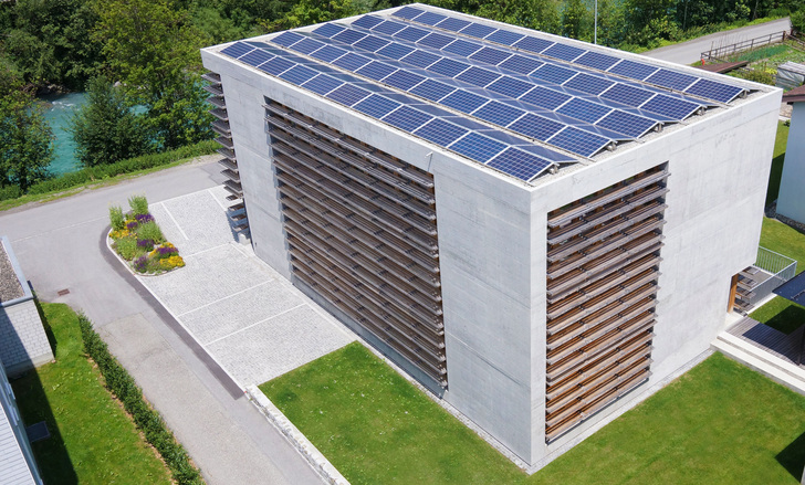 In Ilanz/Schweiz steht dieser prämierte Verwaltungsneubau.