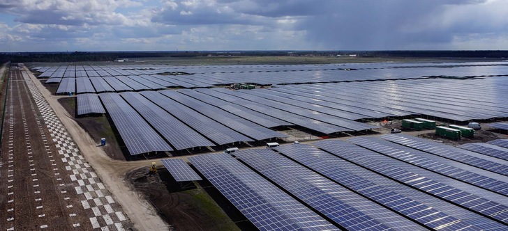 300 Megawatt Leistung hat der Solarpark in der Nähe von Bordeaux.