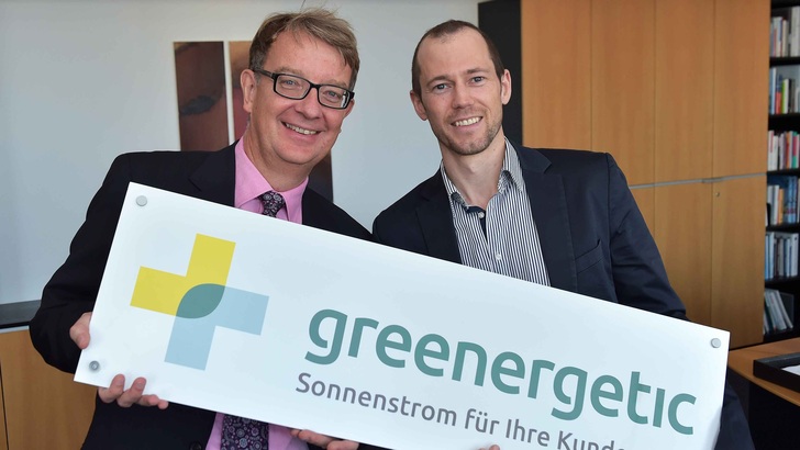Vorstandsvorsitzender RWE Vertrieb (links), Florian Meyer-Delpho, Geschäftsführer Greenergetic. - © Greenergetic
