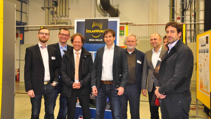 Das Forscherteam der Solarworld Innovation - © Petra Franke
