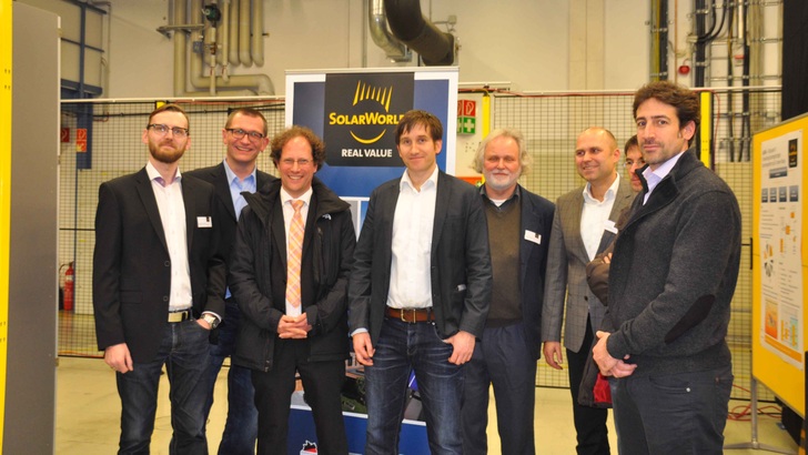 Das Forscherteam der Solarworld Innovation
